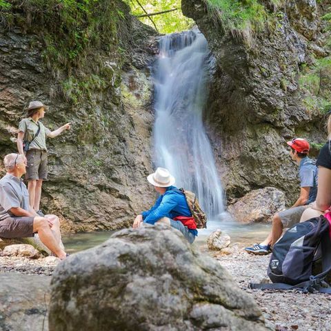Wasserfall in Unterammergau Rangerführung