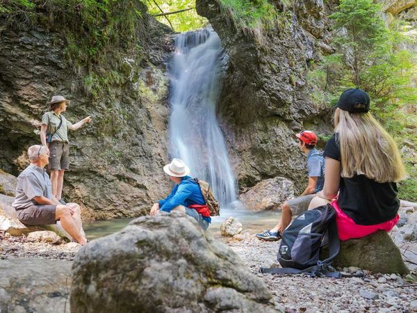 Wasserfall in Unterammergau Rangerführung