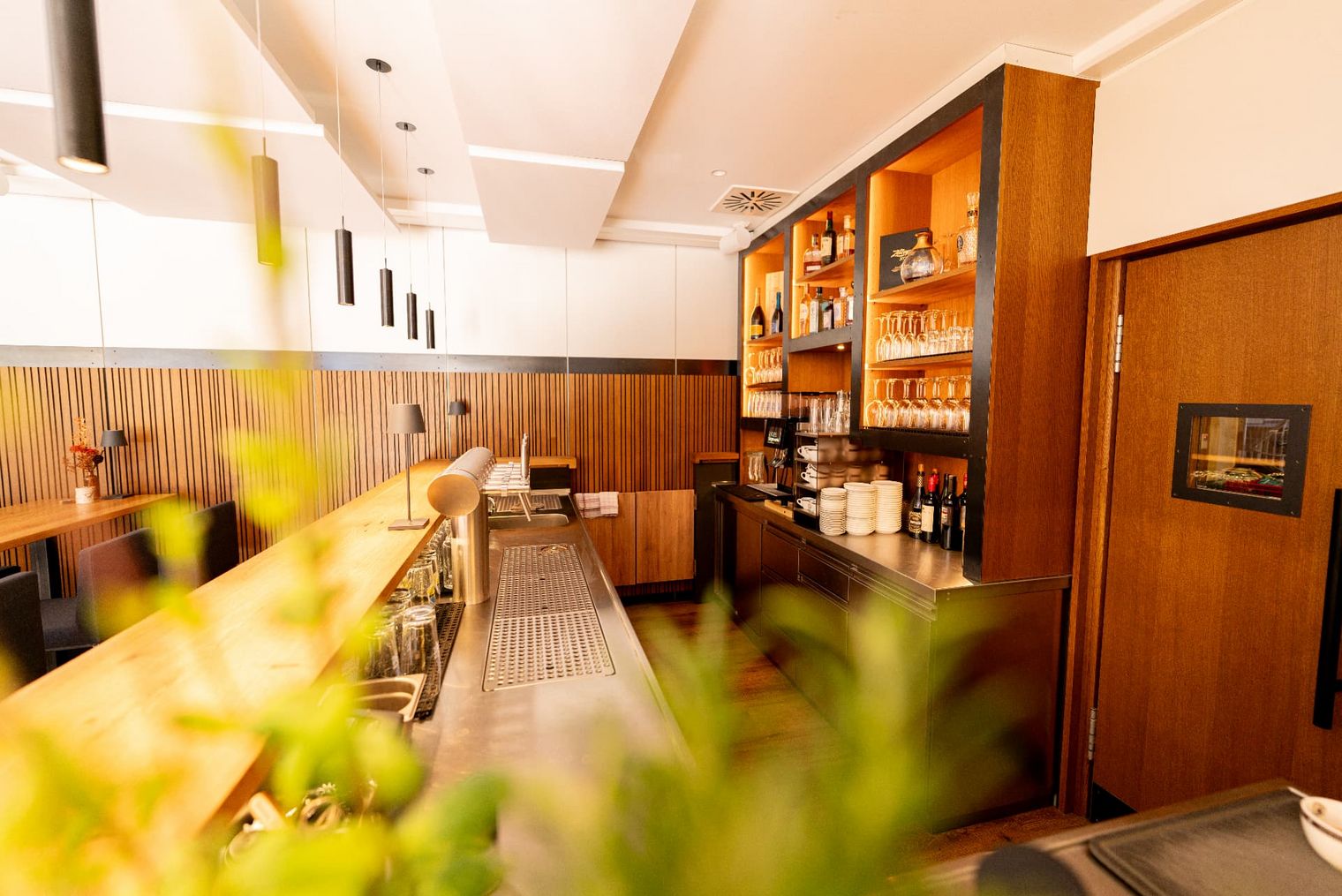 Altes Sägewerk Gastraum Theke