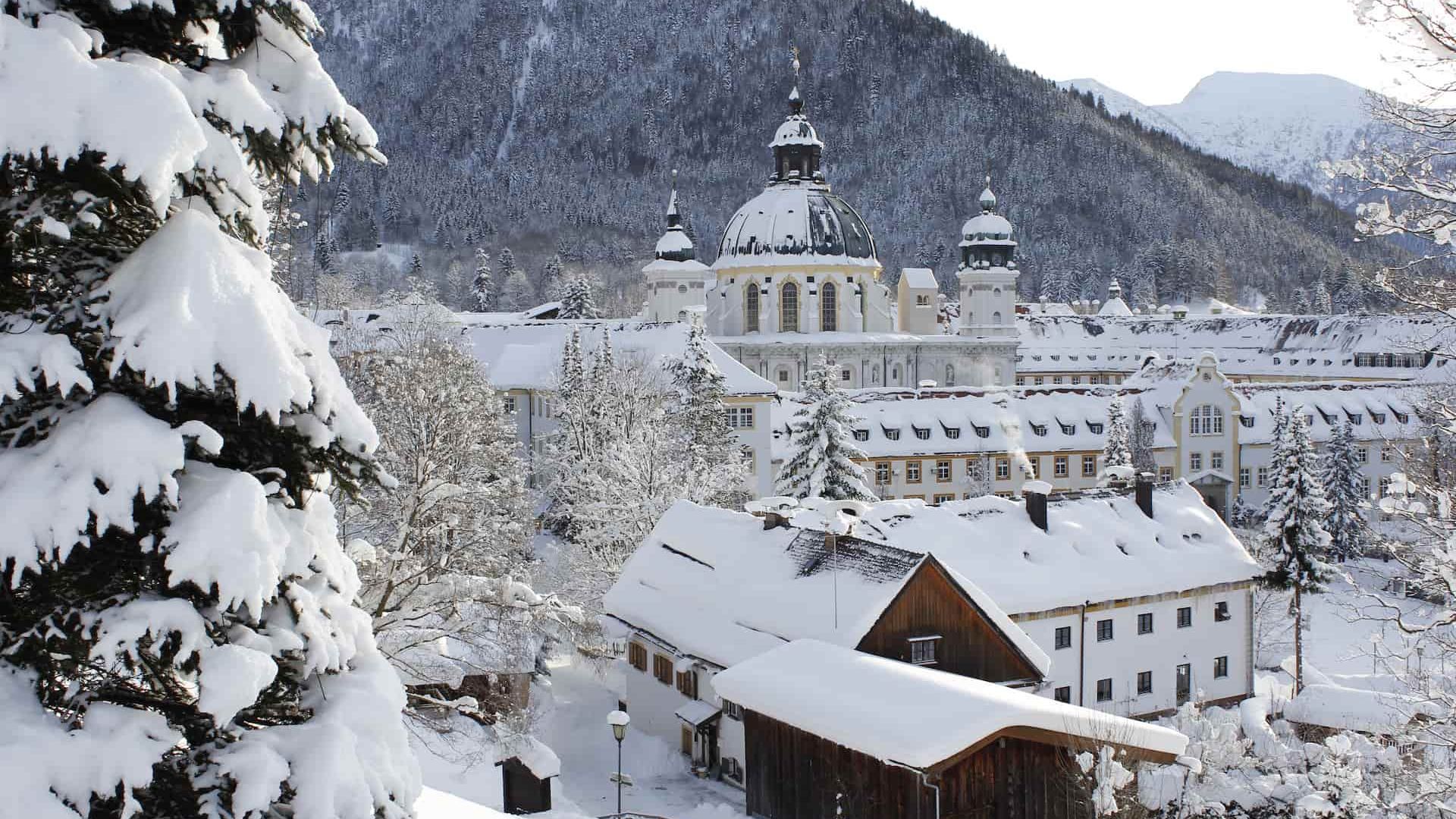 Winterstimmung Kloster Ettal