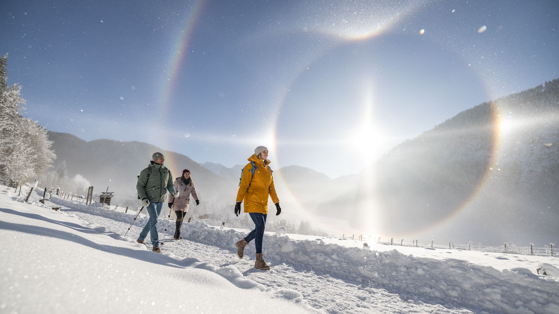 Altherrenweg im Winter